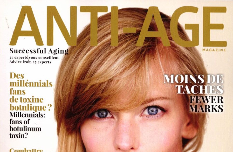 Anti âge magazine Md codes Allergan Juvederm avec Dr Nelly Gauthier Paris 8